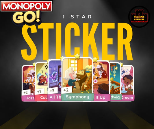 Monopoly Go 1 Star Stickers