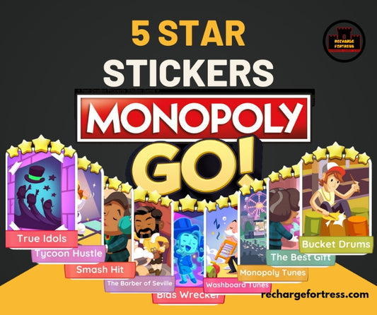 Monopoly Go 5 Star Stickers