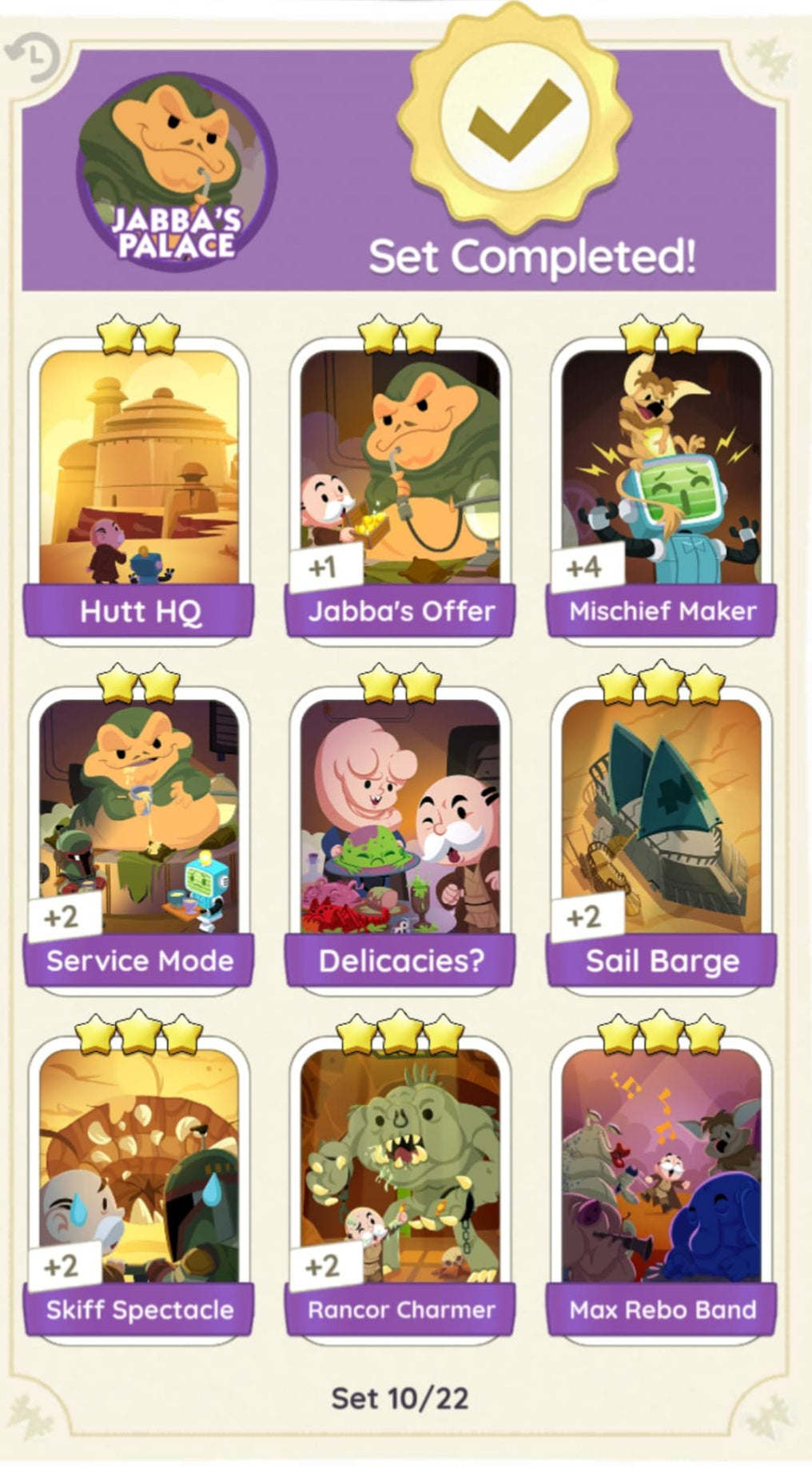 Monopoly Go Stickers (Complete Set)