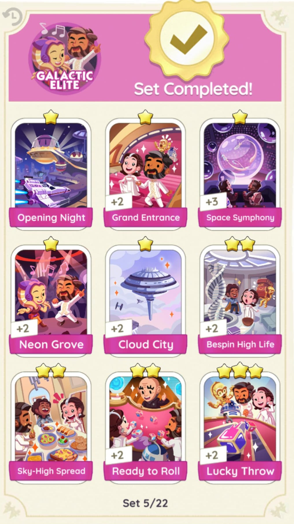 Monopoly Go Stickers (Complete Set)