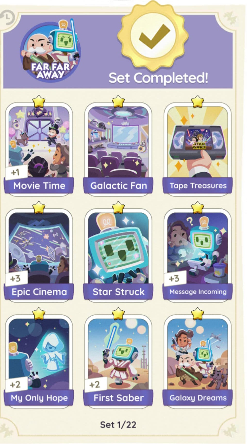 Monopoly Go Stickers (Complete Set)