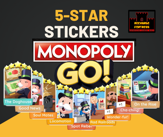 Monopoly GO 5-Star Stickers