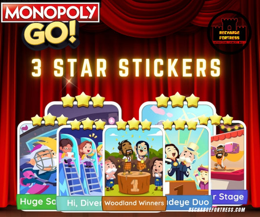 Monopoly Go 3 Star Stickers