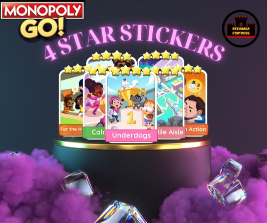 Monopoly Go 4 Star Stickers