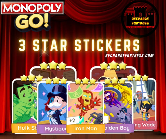 Monopoly Go 3 Star Stickers