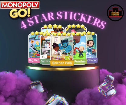 Monopoly Go 4 Star Stickers