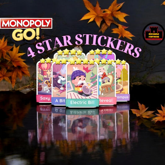 Monopoly Go 4 Star Stickers