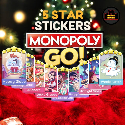 Monopoly Go 5 Star Stickers