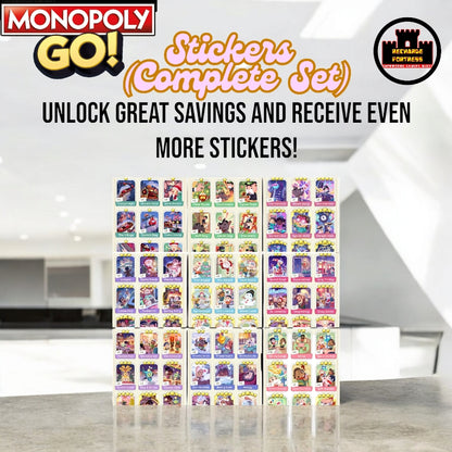 Monopoly Go Stickers (Complete Set)