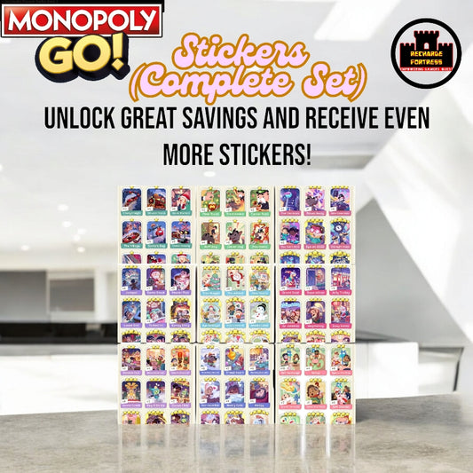 Monopoly Go Stickers (Complete Set)