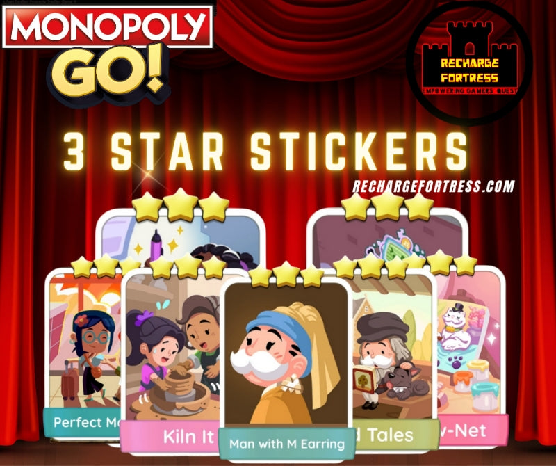 Monopoly Go 3 Star Stickers