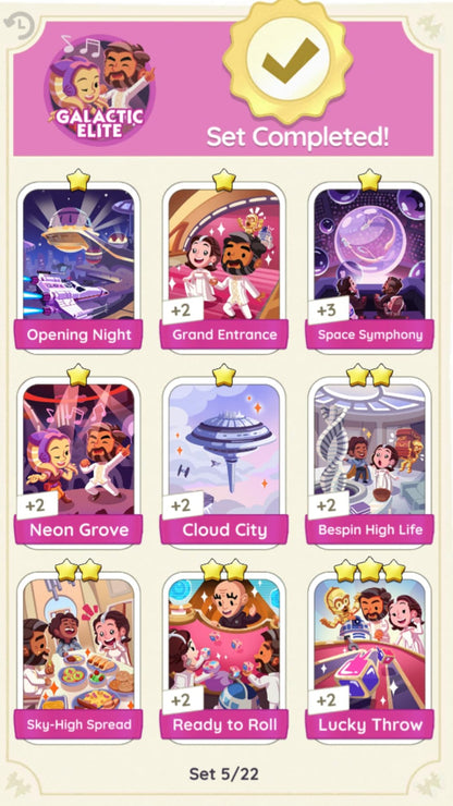 Monopoly Go Stickers (Complete Set)